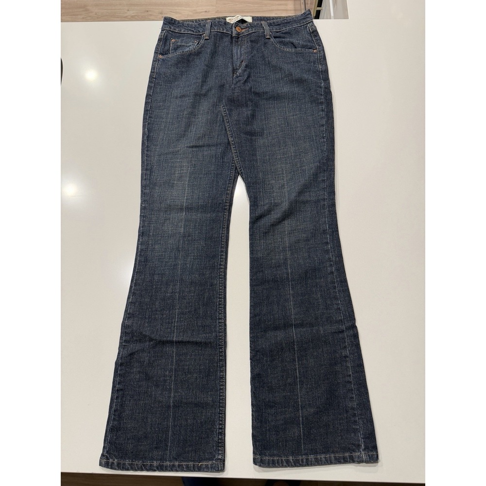 Levi Strauss Signature Low Rise Bootcut Jeans Dark Wash Womens 10 Long